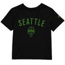 Seattle Sounders FC adidas Preschool City Worn Slub T-Shirt - Black