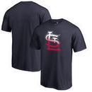 St. Louis Cardinals Fanatics Branded Gradient Logo T-Shirt - Navy