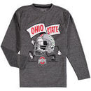 Ohio State Buckeyes Youth All-Out Vintage Football Long Sleeve T-Shirt - Charcoal