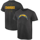 Los Angeles Chargers Fanatics Branded Rally Logo T-Shirt - Heather Gray