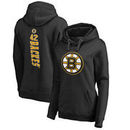 David Backes Boston Bruins Fanatics Branded Women's Backer Pullover Hoodie - Black