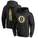 David Backes Boston Bruins Fanatics Branded Backer Pullover Hoodie - Black