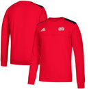 New England Revolution adidas Tiro Culture Crew climalite Sweatshirt - Red