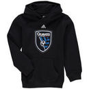 San Jose Earthquakes adidas Youth Primary Logo Team Pullover Hoodie - Black