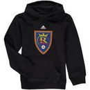 Real Salt Lake adidas Youth Primary Logo Team Pullover Hoodie - Black