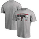 Atlanta Falcons NFL Pro Line by Fanatics Branded Super Bowl LI Bound Counter T-Shirt - Heathered Gray