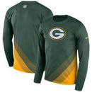Green Bay Packers Nike Sideline Legend Prism Performance Long Sleeve T-Shirt - Green