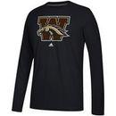 Western Michigan Broncos adidas Logo Ultimate climalite Long Sleeve T-Shirt - Black