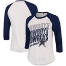 Dallas Cowboys Mitchell & Ness Women's Repeat Raglan Long Sleeve T-Shirt - White