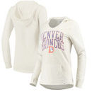 Denver Broncos NFL Pro Line by Fanatics Branded Women's True Classics Pullover Hoodie - Cream