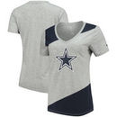 Dallas Cowboys Nike Women's Performance V-Neck T-Shirt - Heathered Gray