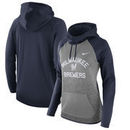 Milwaukee Brewers Nike Women's All-Time Therma Performance Pullover Hoodie - Dark Gray