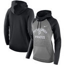 Pittsburgh Pirates Nike Women's All-Time Therma Performance Pullover Hoodie - Dark Gray