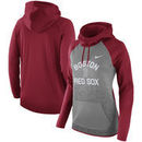 Boston Red Sox Nike Women's All-Time Therma Performance Pullover Hoodie - Dark Gray