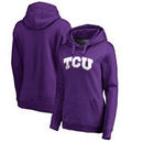 TCU Horned Frogs Fanatics Branded Women's Plus Sizes Gradient Logo Pullover Hoodie - Purple
