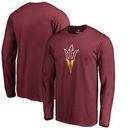 Arizona State Sun Devils Fanatics Branded Gradient Logo Long Sleeve T-Shirt - Maroon