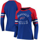 Buffalo Bills NFL Pro Line by Fanatics Branded Women's Iconic Long Sleeve T-Shirt - Royal/Red