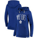 Toronto Maple Leafs Fanatics Branded Women's Indestructible Pullover Hoodie - Blue