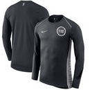 Detroit Pistons Nike Holiday HyperElite Dry Shooter Statement Edition Long Sleeve T-Shirt - Black