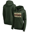Minnesota Wild Fanatics Branded Women's Plus Sizes Hometown Collection Defend Pullover Hoodie - Green