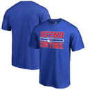 New York Rangers Fanatics Branded Big & Tall Hometown Collection Defend T-Shirt - Blue