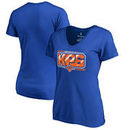 Kristaps Porzingis New York Knicks Fanatics Branded Women's Hometown Collection KP6 T-Shirt - Royal