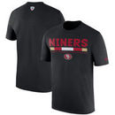 San Francisco 49ers Nike Sideline Legend Staff Performance T-Shirt - Black