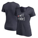 Chicago White Sox Fanatics Branded Women's Cooperstown Collection Huntington V-Neck T-Shirt - Navy