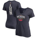 DeMarcus Cousins New Orleans Pelicans Fanatics Branded Women's Backer V-Neck T-Shirt - Navy