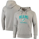 Miami Dolphins NFL Pro Line by Fanatics Branded Indestructible Pullover Hoodie - Heathered Gray