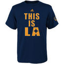LA Galaxy adidas Youth Jersey Hook T-Shirt - Navy