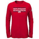 New England Revolution adidas Girls Youth Dassler Pattern Long Sleeve T-Shirt - Red