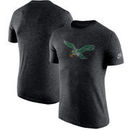 Philadelphia Eagles Nike Historic Logo Tri-Blend T-Shirt - Black