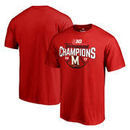 Maryland Terrapins Fanatics Branded 2017 Big Ten Women's Basketball Tournament Champions T-Shirt - Red