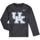 Kentucky Wildcats Nike Youth Legend Logo Long Sleeve Performance T-Shirt - Heathered Gray
