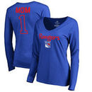 New York Rangers Fanatics Branded Women's Number 1 Mom Long Sleeve T-Shirt - Royal
