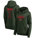 Minnesota Wild Fanatics Branded Women's Plus Sizes Number One Mom Pullover Hoodie - Green