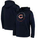 Chicago Bears Under Armour Combine Authentic Demand Excellence Pullover Hoodie - Navy