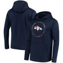 Denver Broncos Under Armour Combine Authentic Demand Excellence Performance Pullover Hoodie - Navy