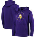 Minnesota Vikings Under Armour Combine Authentic Demand Excellence Pullover Hoodie - Purple