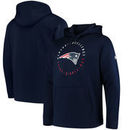 New England Patriots Under Armour Combine Authentic Demand Excellence Pullover Hoodie - Navy
