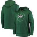 New York Jets Under Armour Combine Authentic Demand Excellence Pullover Hoodie - Green