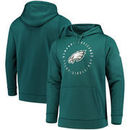 Philadelphia Eagles Under Armour Combine Authentic Demand Excellence Pullover Hoodie - Midnight Green