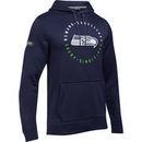 Seattle Seahawks Under Armour Combine Authentic Demand Excellence Pullover Hoodie - College Navy