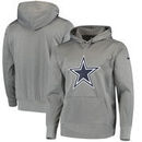 Dallas Cowboys Nike Performance Circuit Logo Essential Pullover Hoodie - Heathered Gray