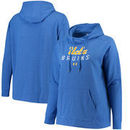 UCLA Bruins Under Armour Women's Sport Style Tri-Blend Pullover Hoodie - Royal