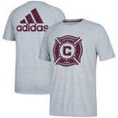Chicago Fire adidas Fabrication Ultimate Performance T-Shirt- Gray