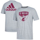 FC Dallas adidas Fabrication Ultimate Performance T-Shirt- Gray