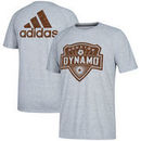 Houston Dynamo adidas Fabrication Ultimate climalite T-Shirt- Gray