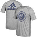 New York City FC adidas Fabrication Ultimate Performance T-Shirt- Gray